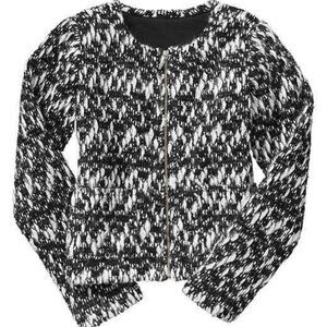 GAP Kids Brighton Midnight Sparkle Black & White Jacket Coat NWT